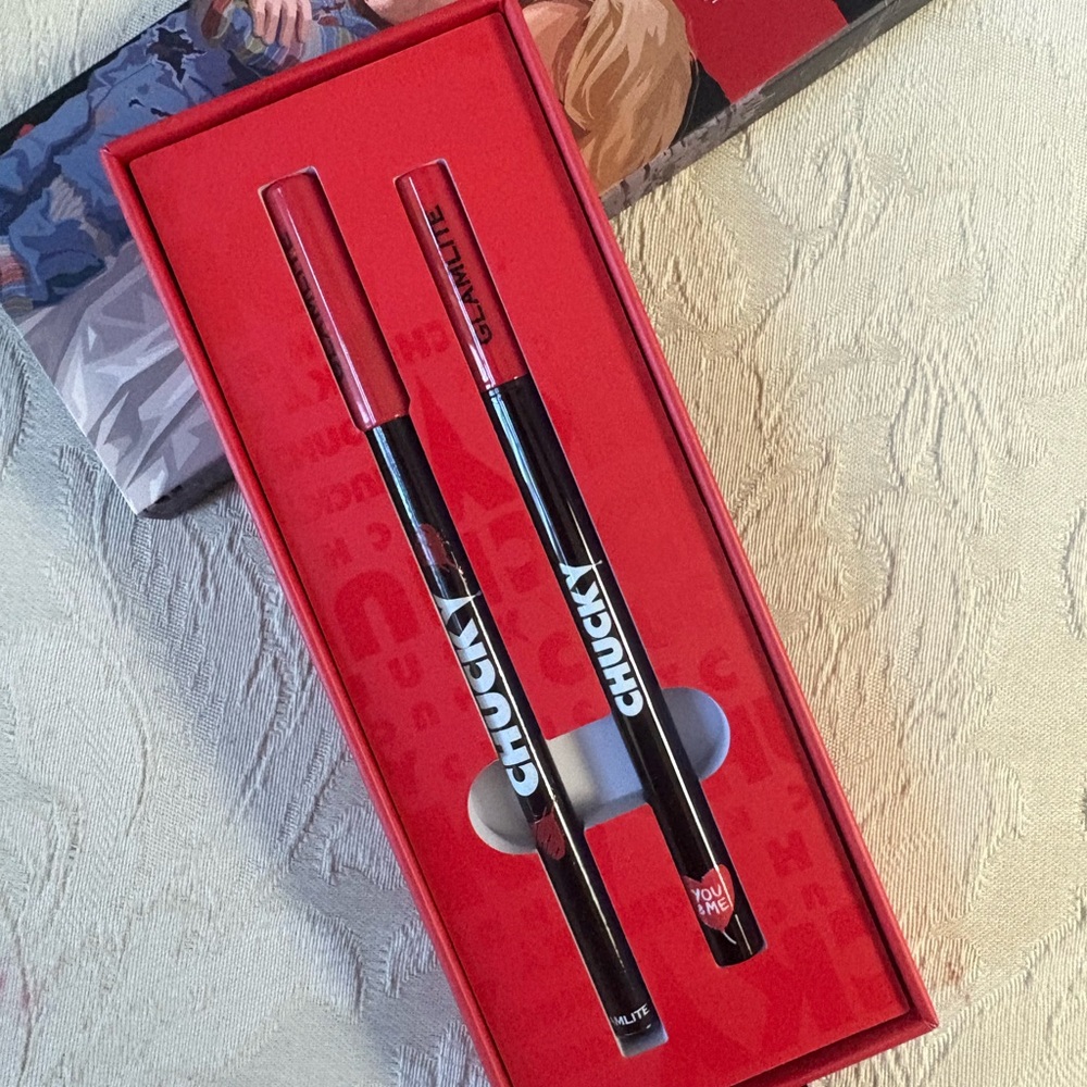 Glamlite x Chucky Eyeliner Set Liquid & Pencil Duo Jet Black BNIB